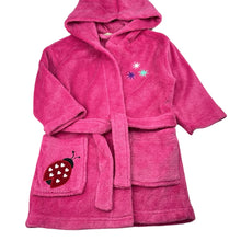 Load image into Gallery viewer, Girls Lily &amp; Dan, fleece dressing gown/bath robe, GUC, size 2,  