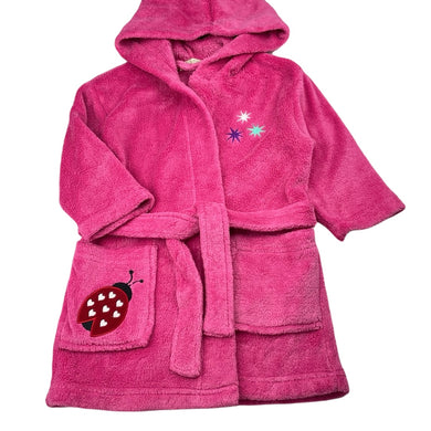Girls Lily & Dan, fleece dressing gown/bath robe, GUC, size 2,  