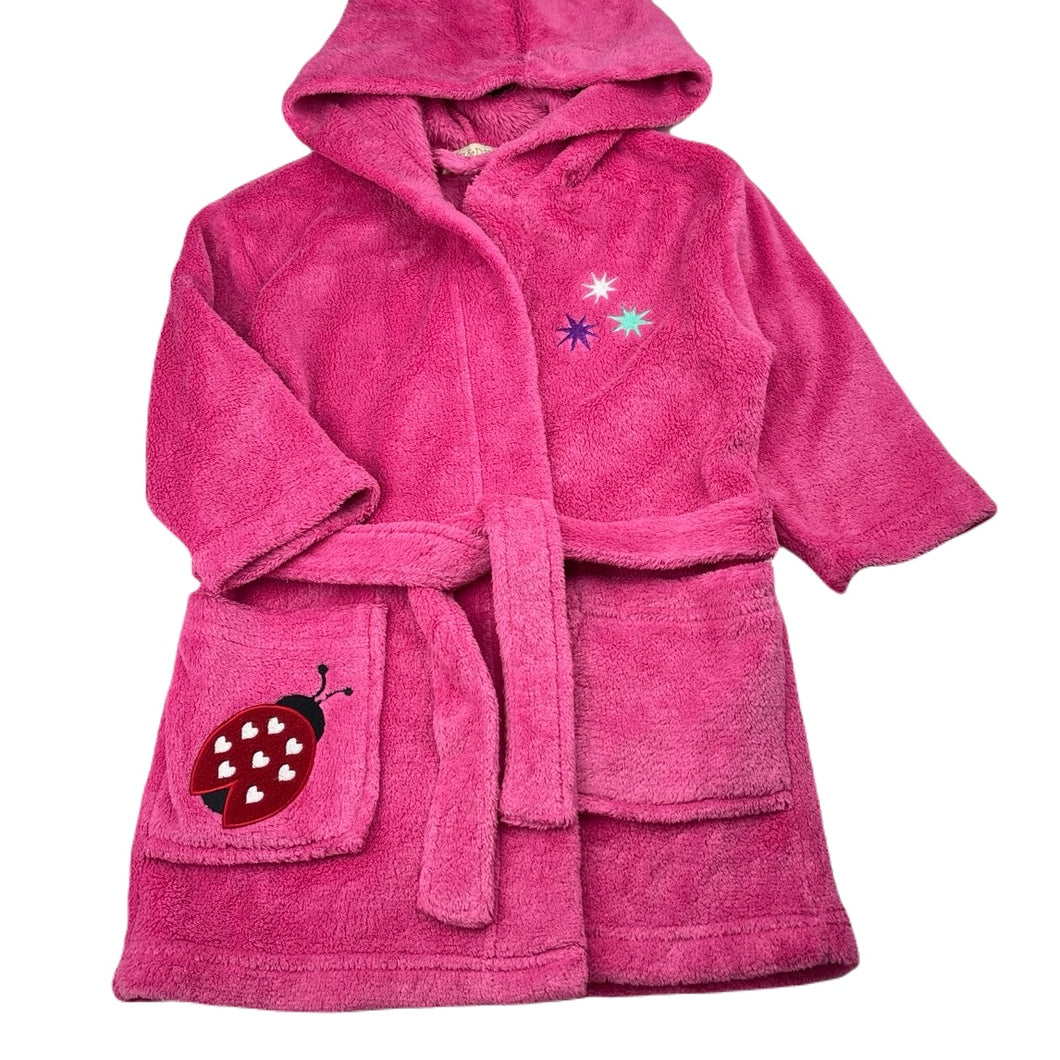 Girls Lily & Dan, fleece dressing gown/bath robe, GUC, size 2,  