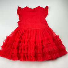 Load image into Gallery viewer, Girls Magic of Christmas, red tulle party dress, EUC, size 2, L: 42cm