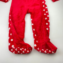 Load image into Gallery viewer, Girls Miss Minnie, fleece sleepsuit / pyjamas, GUC, size 3-4,  