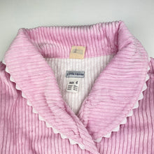 Load image into Gallery viewer, Girls Little House, vintage corduroy cotton dressing gown / bath robe, GUC, size 4,  