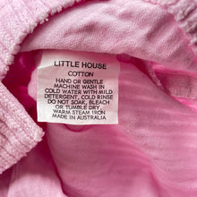 Load image into Gallery viewer, Girls Little House, vintage corduroy cotton dressing gown / bath robe, GUC, size 4,  