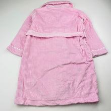 Load image into Gallery viewer, Girls Little House, vintage corduroy cotton dressing gown / bath robe, GUC, size 4,  