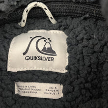 Load image into Gallery viewer, Boys Quiksilver, thick fleece lined zip hoodie sweater, wash fade, FUC, size 5,  
