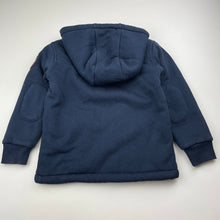 Load image into Gallery viewer, Boys Quiksilver, thick fleece lined zip hoodie sweater, wash fade, FUC, size 5,  