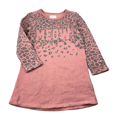 Girls Pumpkin Patch, fleece lined sweater dress, GUC, size 5, L: 53cm