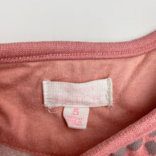 Load image into Gallery viewer, Girls Pumpkin Patch, fleece lined sweater dress, GUC, size 5, L: 53cm