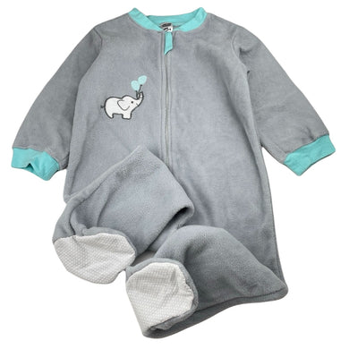unisex Baby Berry, fleece zip coverall / romper, EUC, size 2,  