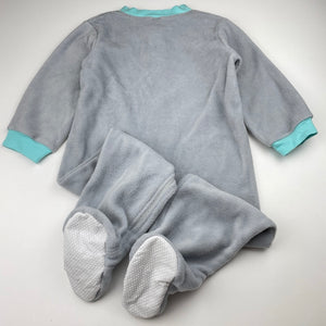 unisex Baby Berry, fleece zip coverall / romper, EUC, size 2,  