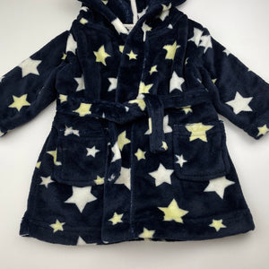 unisex Target, soft fleece dressing gown / bath robe, EUC, size 0,  