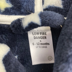 unisex Target, soft fleece dressing gown / bath robe, EUC, size 0,  