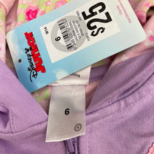 Load image into Gallery viewer, Girls Disney, Sofia the First zip hoodie sweater, NEW, size 6,  