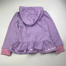 Load image into Gallery viewer, Girls Disney, Sofia the First zip hoodie sweater, NEW, size 6,  