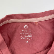 Load image into Gallery viewer, Girls Target, organic cotton long sleeve tee / top, GUC, size 10,  