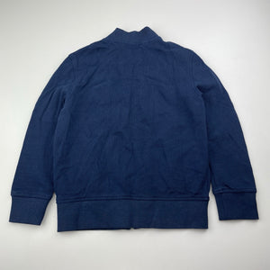 Boys H&M, navy zip up ssweater / jumper, EUC, size 3-4,  