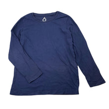 Load image into Gallery viewer, Boys Brilliant Basics, navy cotton long sleeve tee / top, GUC, size 6,  