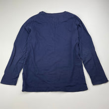 Load image into Gallery viewer, Boys Brilliant Basics, navy cotton long sleeve tee / top, GUC, size 6,  