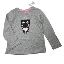 Load image into Gallery viewer, Girls Target, grey marle long sleeve tee / top, NEW, size 4,  