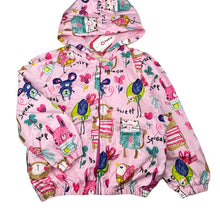 Load image into Gallery viewer, Girls Baby &amp; Kids Family, lightweight hooded jacket / coat, armpit to armpit: 35cm, shoulder to cuff: 40cm, NEW, size 4-5,  