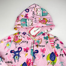 Load image into Gallery viewer, Girls Baby &amp; Kids Family, lightweight hooded jacket / coat, armpit to armpit: 35cm, shoulder to cuff: 40cm, NEW, size 4-5,  