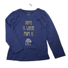 Load image into Gallery viewer, Girls Favourites, navy cotton long sleeve tee / top, NEW, size 6,  
