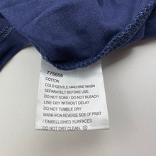Load image into Gallery viewer, Girls Favourites, navy cotton long sleeve tee / top, NEW, size 6,  
