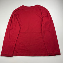 Load image into Gallery viewer, Boys Urban, red cotton long sleeve tee / top, EUC, size 9,  