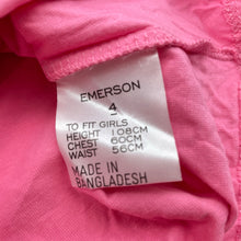 Load image into Gallery viewer, Girls Emerson, lightweight cotton long sleeve tee / top, NEW, size 4,  