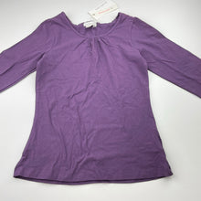 Load image into Gallery viewer, Girls Pumpkin Patch, purple stretchy long sleeve tee / top, NEW, size 9,  