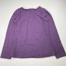 Load image into Gallery viewer, Girls Pumpkin Patch, purple stretchy long sleeve tee / top, NEW, size 9,  