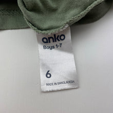 Load image into Gallery viewer, Boys Anko, cotton long sleeve tee / top, GUC, size 6,  