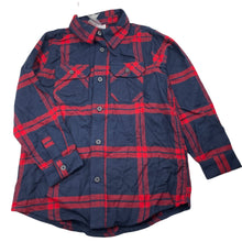 Load image into Gallery viewer, Boys Target, checked flannel cotton long sleeve shirt, NEW, size 6,  