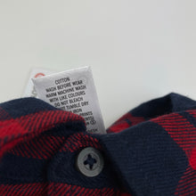 Load image into Gallery viewer, Boys Target, checked flannel cotton long sleeve shirt, NEW, size 6,  