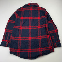 Load image into Gallery viewer, Boys Target, checked flannel cotton long sleeve shirt, NEW, size 6,  