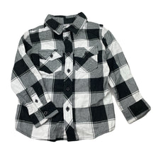Load image into Gallery viewer, Boys Kids &amp; Co, checked flannel cotton long sleeve shirt, FUC, size 4,  