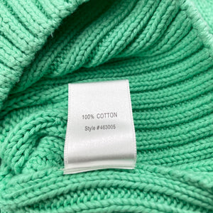 Girls Witchery, green knitted cotton sweater / jumper, GUC, size 6,  