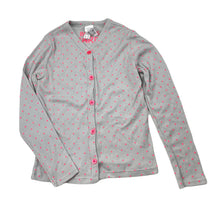 Load image into Gallery viewer, Girls Bonds, ribbed long sleeve button up top / lightweight cardigan, EUC, size 4,  