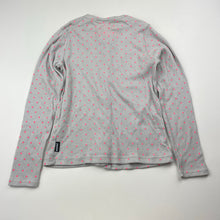 Load image into Gallery viewer, Girls Bonds, ribbed long sleeve button up top / lightweight cardigan, EUC, size 4,  