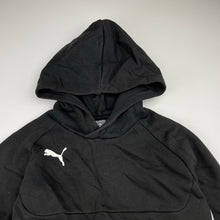 Load image into Gallery viewer, unisex Puma, black fleece lined hoodie sweater, GUC, size 10,  