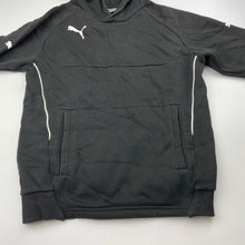 Load image into Gallery viewer, unisex Puma, black fleece lined hoodie sweater, GUC, size 10,  