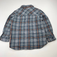 Load image into Gallery viewer, Boys Target, checked flannel cotton long sleeve shirt, EUC, size 4,  