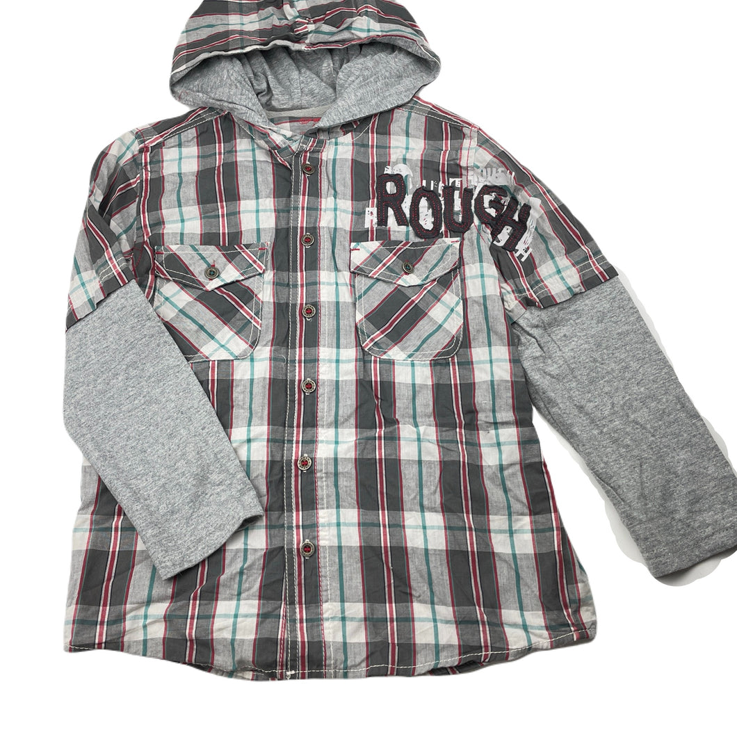 Boys Urban, lightweight cotton hooded shirt, GUC, size 6,  