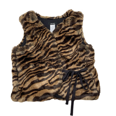 Girls Fred Bare, lined faux fur vest, EUC, size 6,  