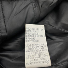 Load image into Gallery viewer, unisex Piping Hot, black hooded jacket / coat, GUC, size 8,  