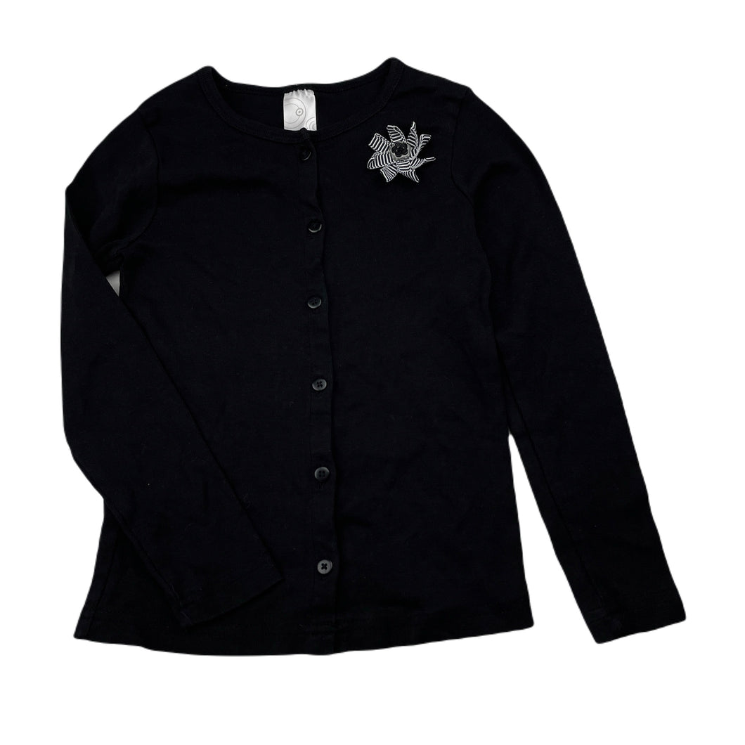 Girls Target, cotton long sleeve button up top / cardigan, GUC, size 6,  