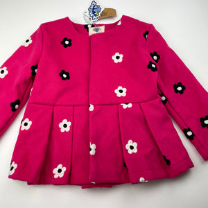 Girls X.MoFang, embroidered wool blend jacket, NEW, size 3,  