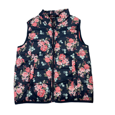 Girls Emerson, floral puffer vest / sleeveless jacket, EUC, size 6,  