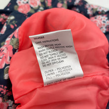 Load image into Gallery viewer, Girls Emerson, floral puffer vest / sleeveless jacket, EUC, size 6,  