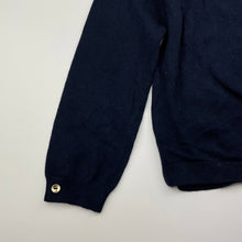 Load image into Gallery viewer, Girls Zara, navy lightweight knit cardigan, NEW, size 8,  